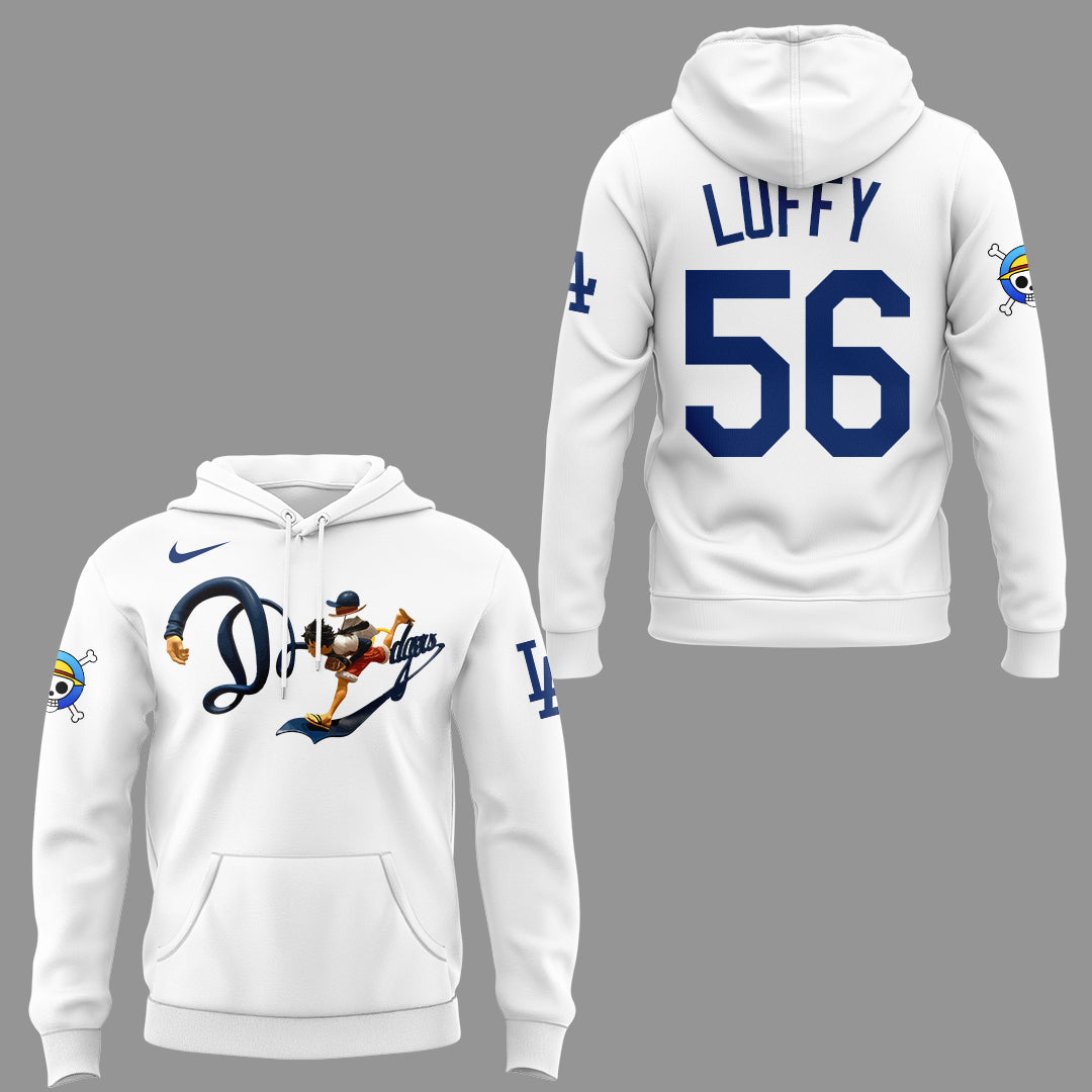 (Buy 1 get 1) Limited Edition ONE PIECE X DODGERS Hoodie-KC07052505