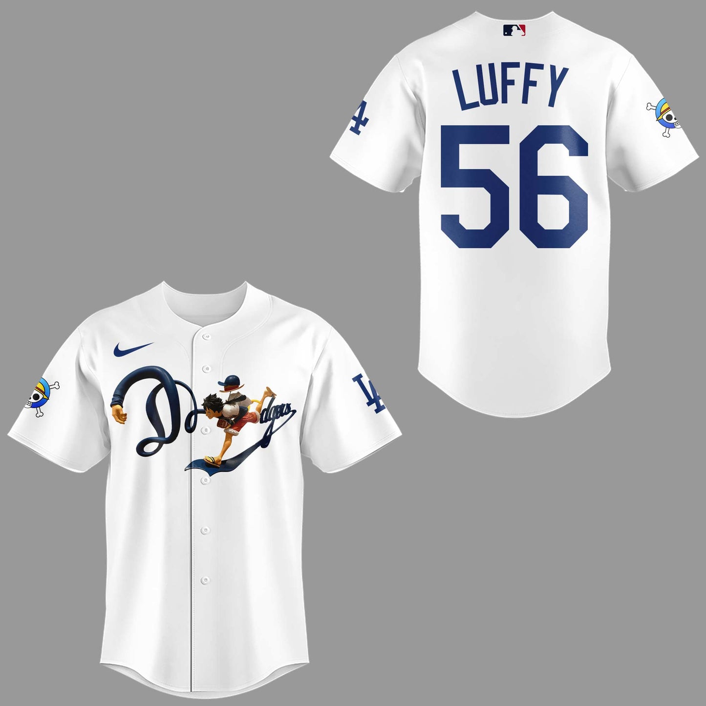 (Buy 1 get 1) Limited Edition ONE PIECE X DODGERSers Jersey-KC07052507