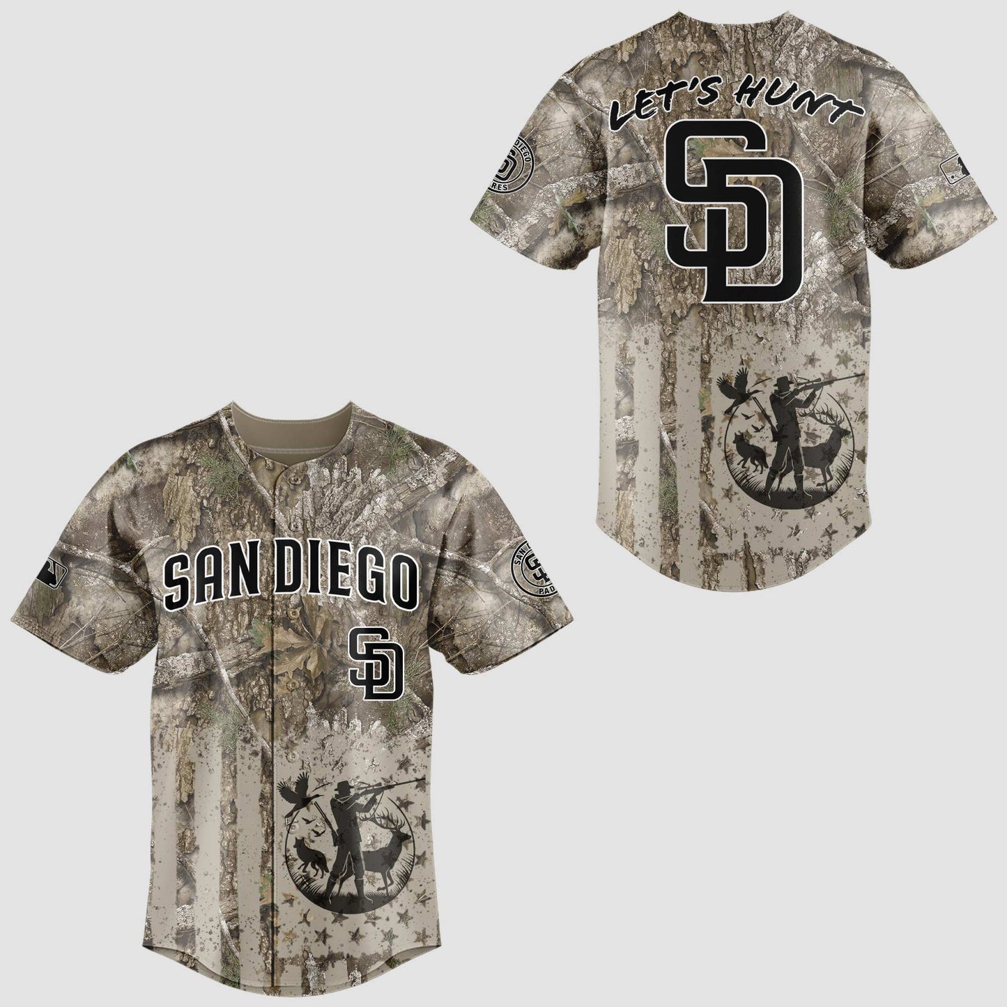Limited Edition Padres Baseball Hunting Night Jersey Baseball