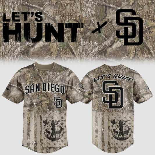 Limited Edition Padres Baseball Hunting Night Jersey Baseball