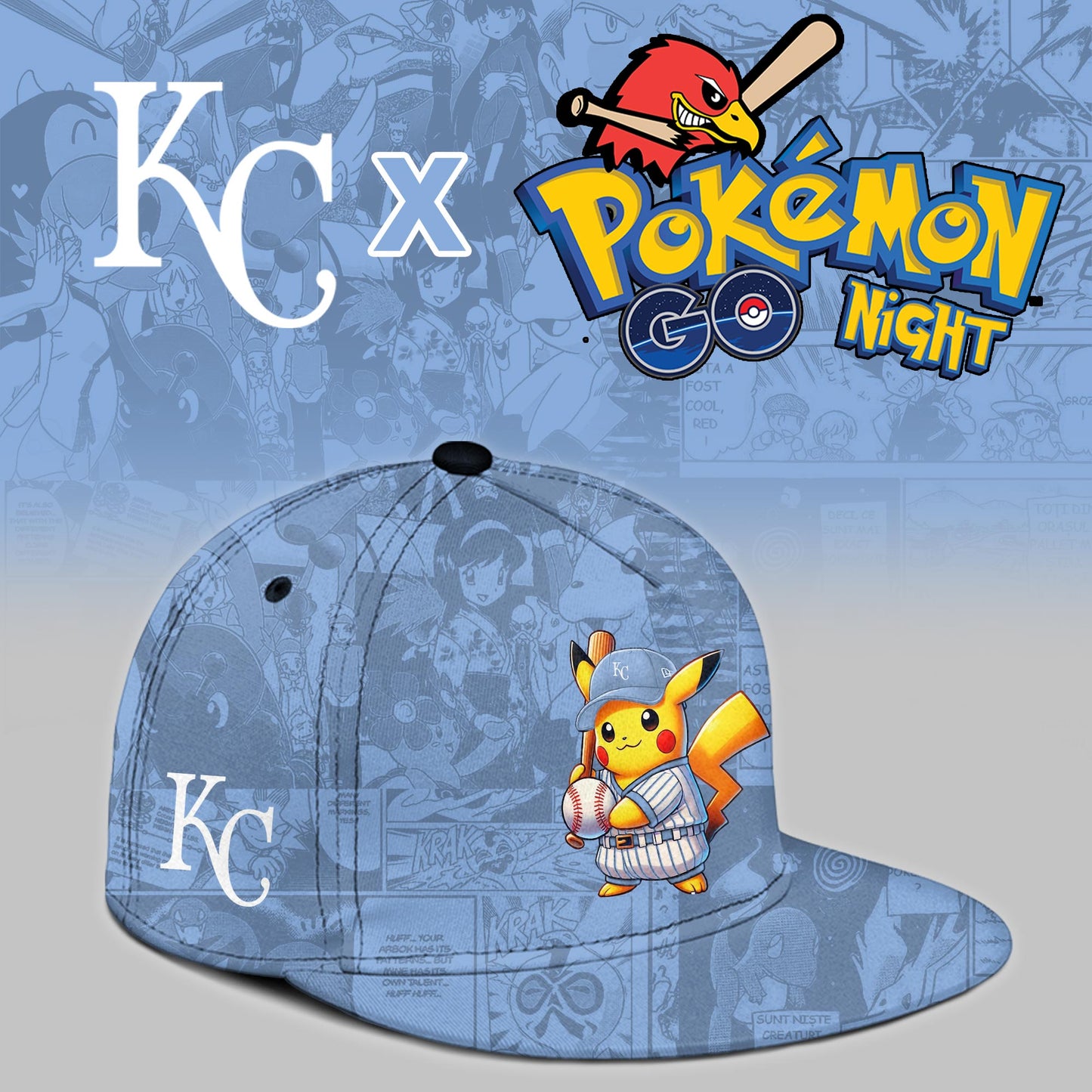 Kansas City Royals 2025 Pokémon GO Night Limited Jersey | MD36