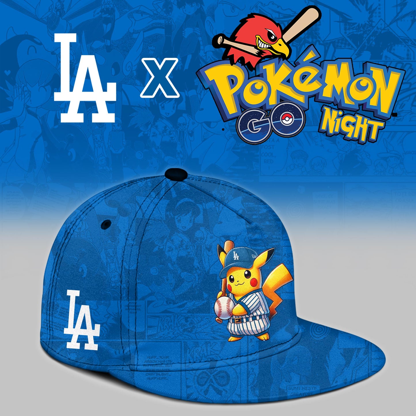 Los Angeles Dodgers 2025 Pokémon GO Theme Night Limited Jersey | ET58