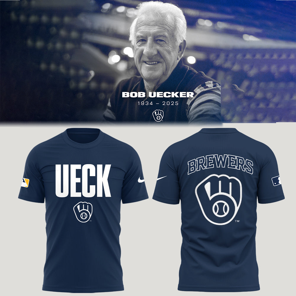 Honoring The Legend, Brewers Baseball Hall of Famer Bob Uecker TShirt -LL0116251200
