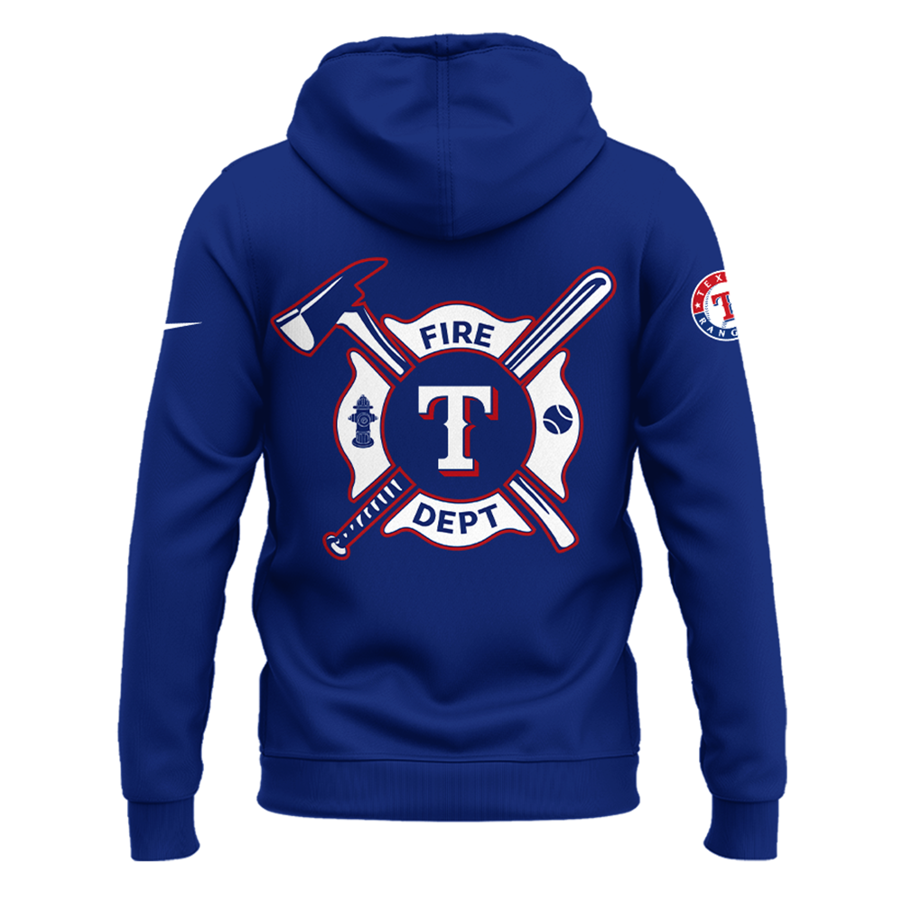 Rangers x Firefighter Appreciation Night Zip Hoodie