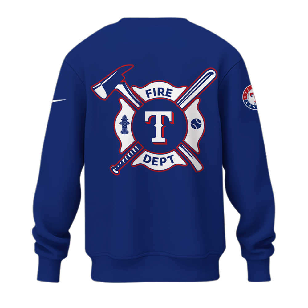 Rangers x Firefighter Appreciation Night Sweatshirt