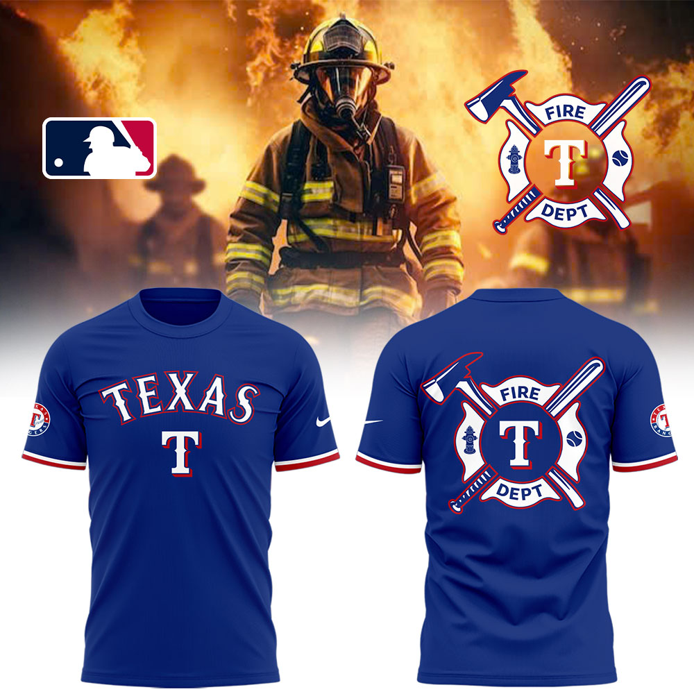 Rangers x Firefighter Appreciation Night T-Shirt