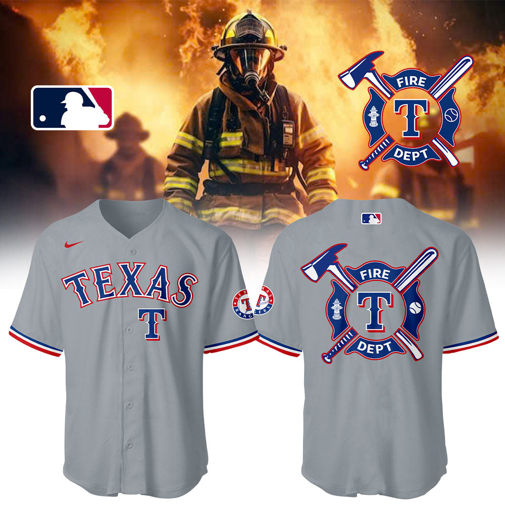 Rangers x Firefighter Appreciation Night Jersey