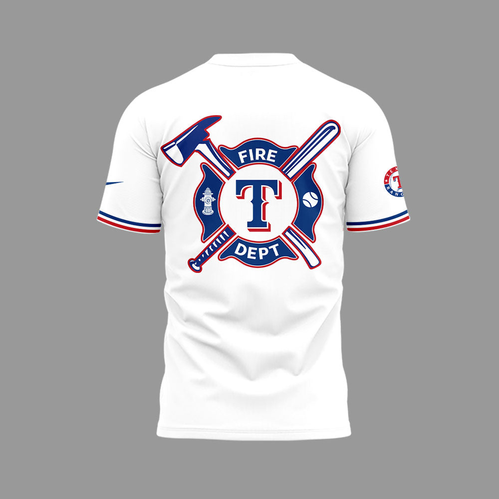 Rangers x Firefighter Appreciation Night T-Shirt