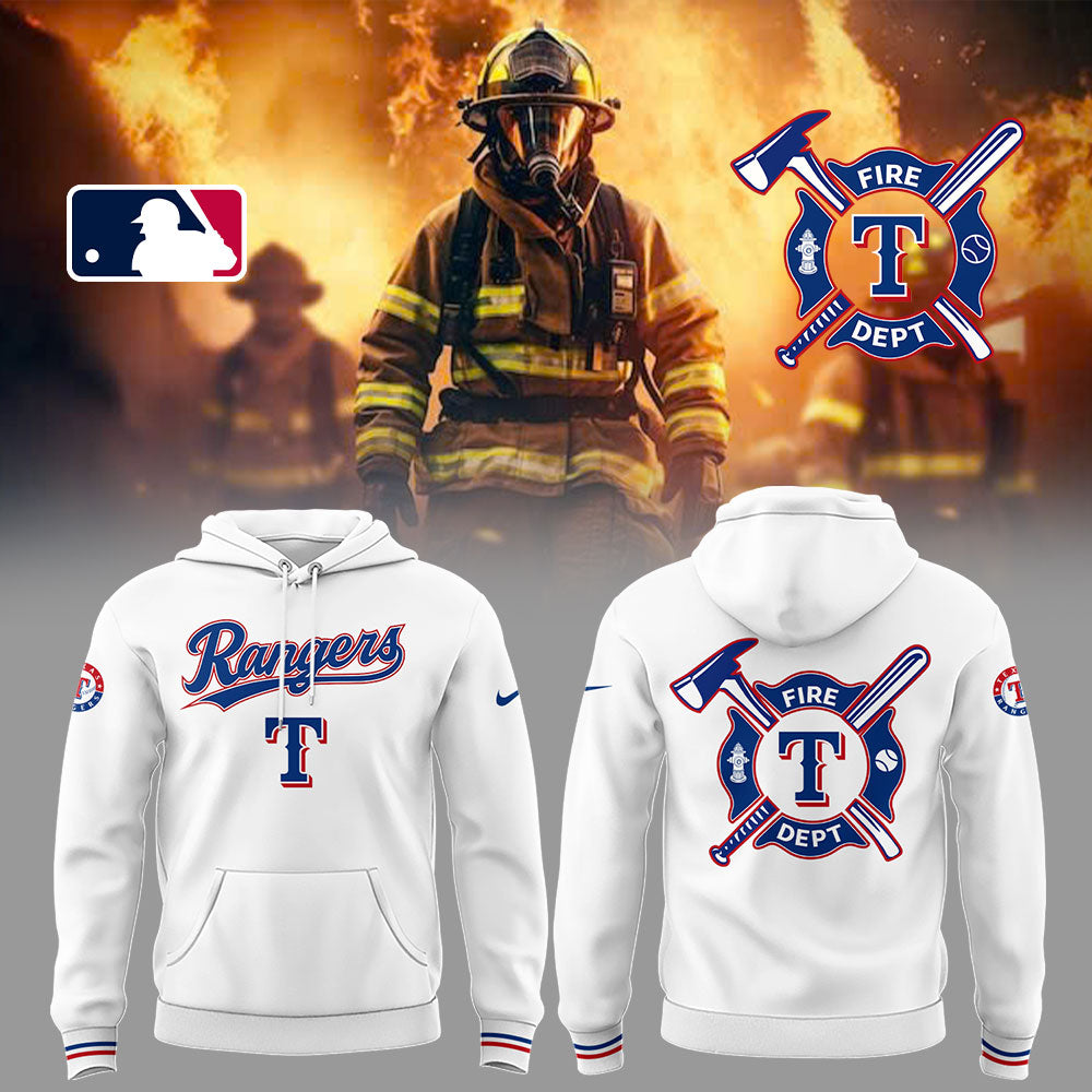 Rangers x Firefighter Appreciation Night Hoodie