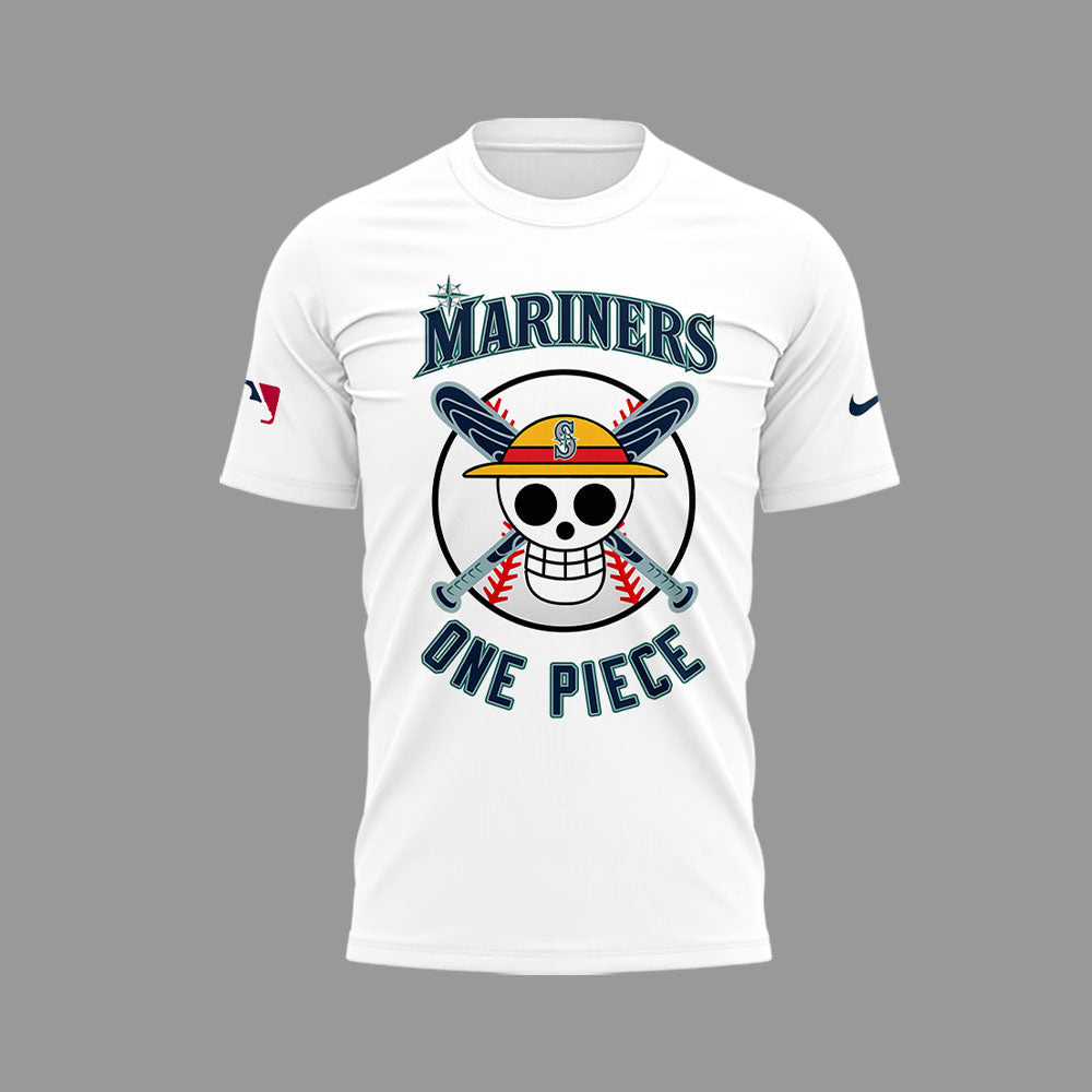 Seattle Mariners x One Piece Night TShirt-LL250319003
