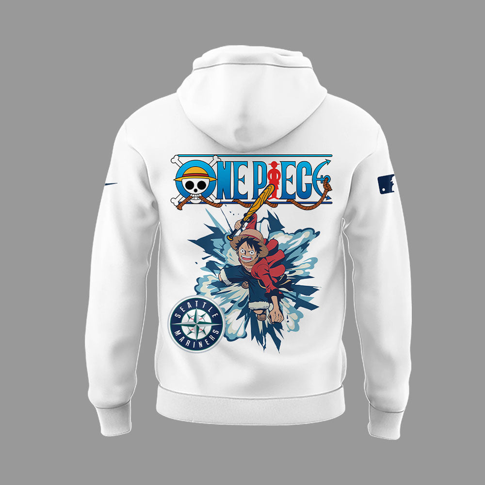 Seattle Mariners x One Piece Night Hoodie-LL250319004
