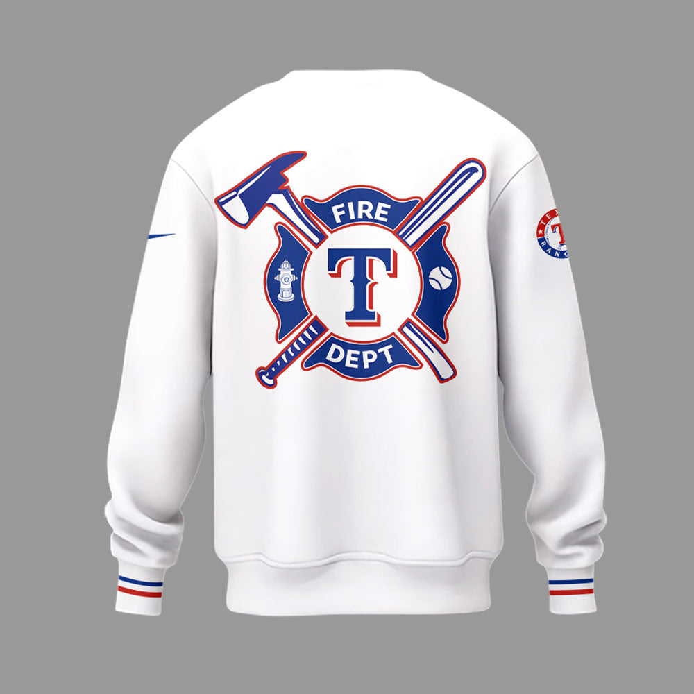 Rangers x Firefighter Appreciation Night Sweatshirt
