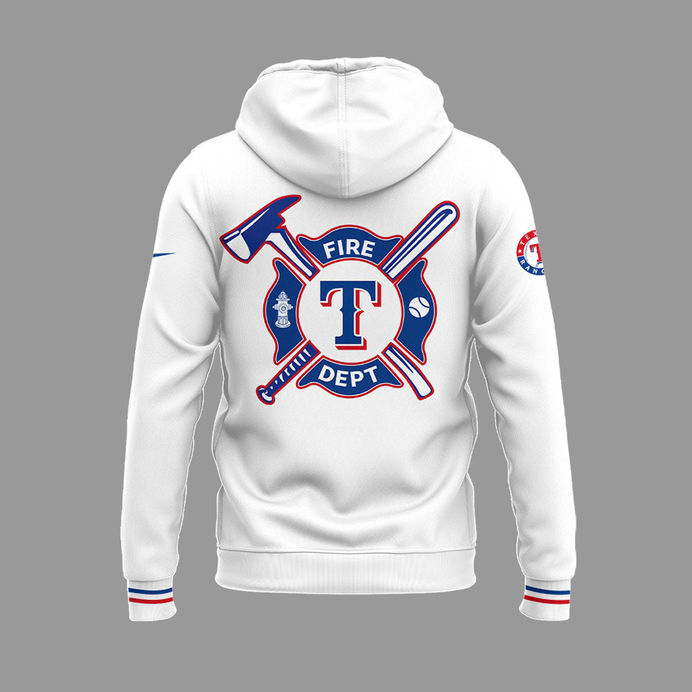Rangers x Firefighter Appreciation Night Zip Hoodie