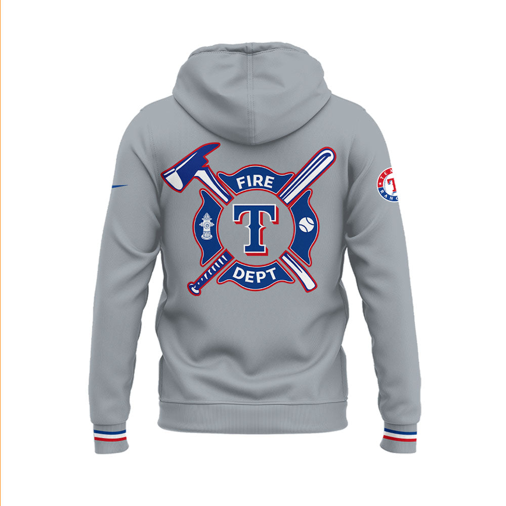 Rangers x Firefighter Appreciation Night Zip Hoodie