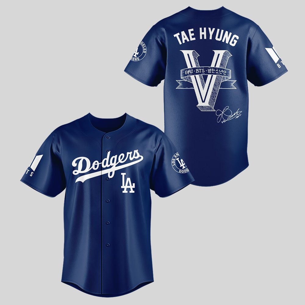 Los Angeles Dodgers x Tae-Hyung Jersey-LL250818010