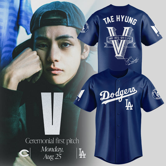 Los Angeles Dodgers x Tae-Hyung Jersey-LL250818010