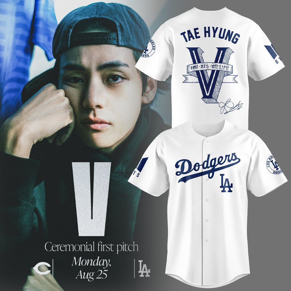 Los Angeles Dodgers x Tae-Hyung Jersey-LL250818011