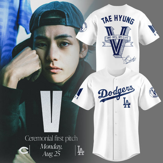 Los Angeles Dodgers x Tae-Hyung Jersey-LL250818011