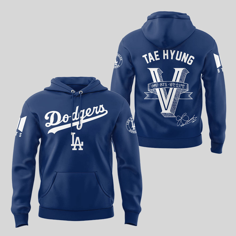 Los Angeles Dodgers x Tae-Hyung Hoodie-LL250818012