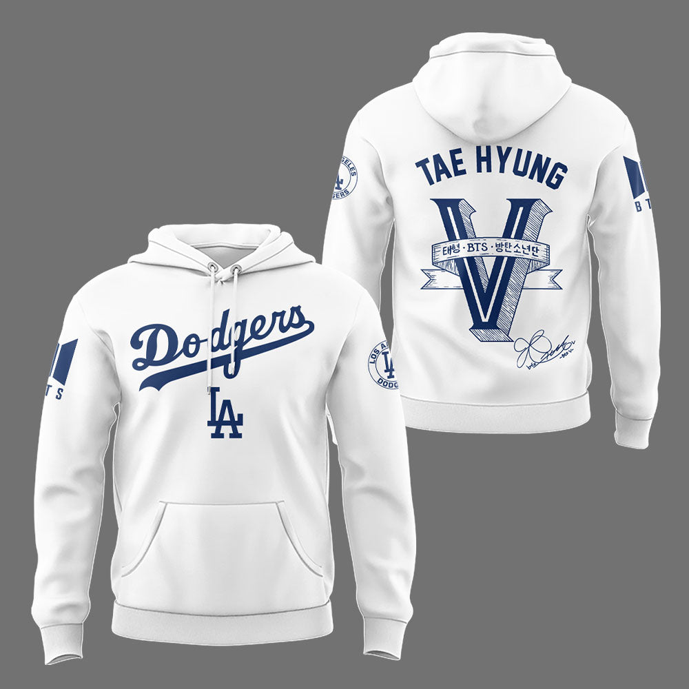Los Angeles Dodgers x Tae-Hyung Hoodie-LL250818013