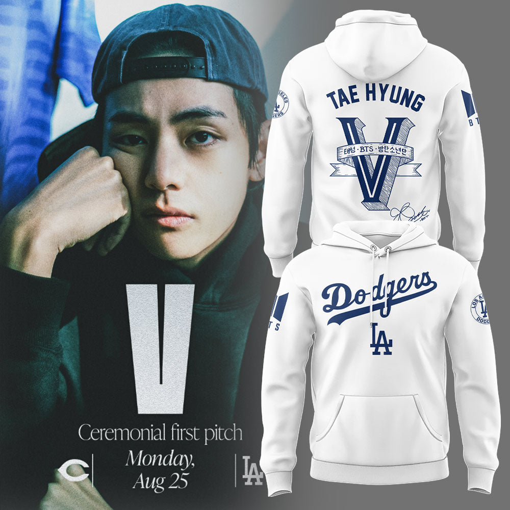 Los Angeles Dodgers x Tae-Hyung Hoodie-LL250818013