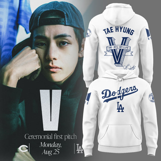 Los Angeles Dodgers x Tae-Hyung Hoodie-LL250818013