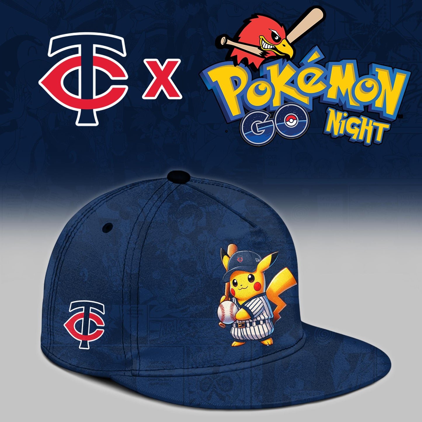 Minnesota Twins 2025 Pokémon GO Night Limited Jersey | WY84
