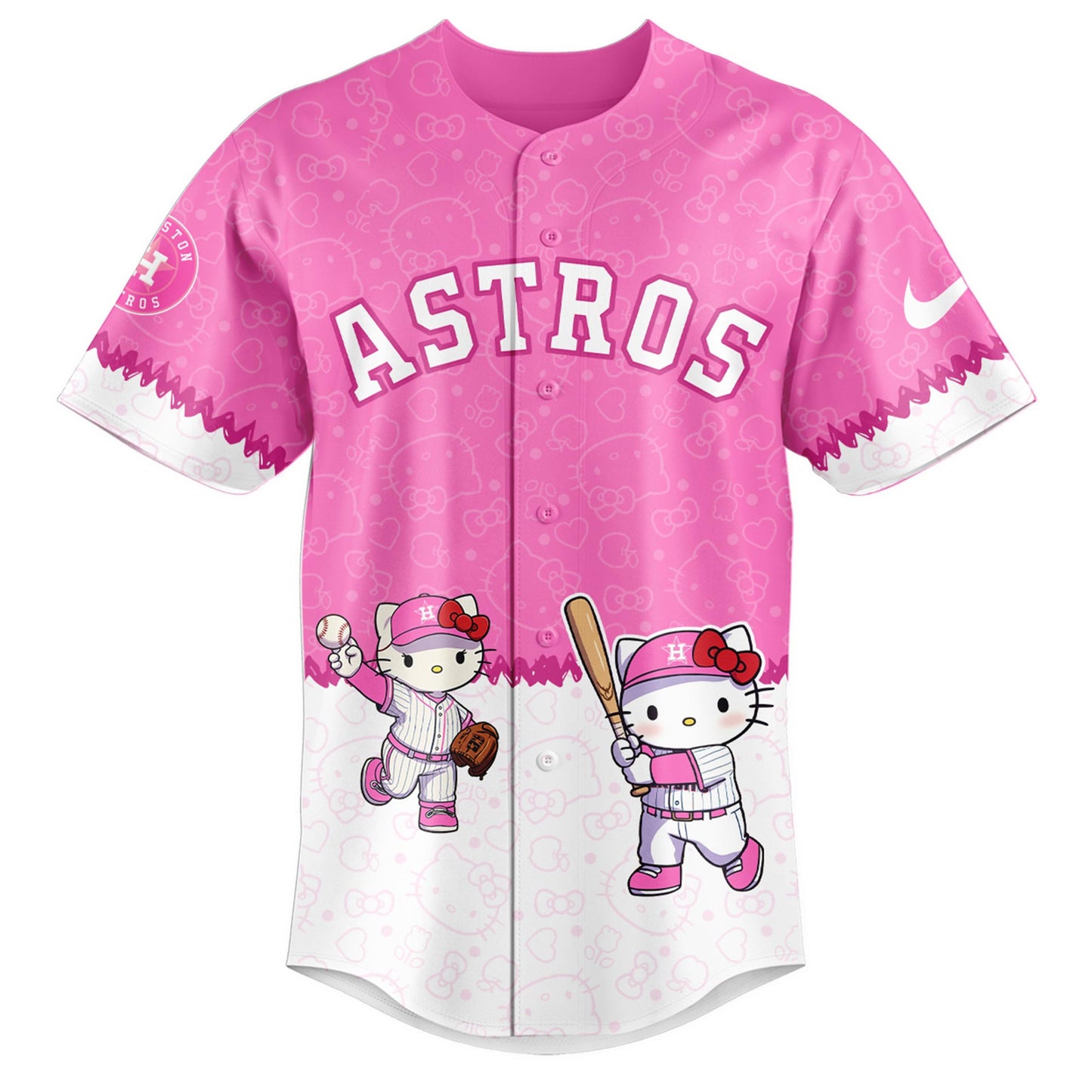 Houston Astros Hello Kitty X MLB Limited Editions Jersey | RI34