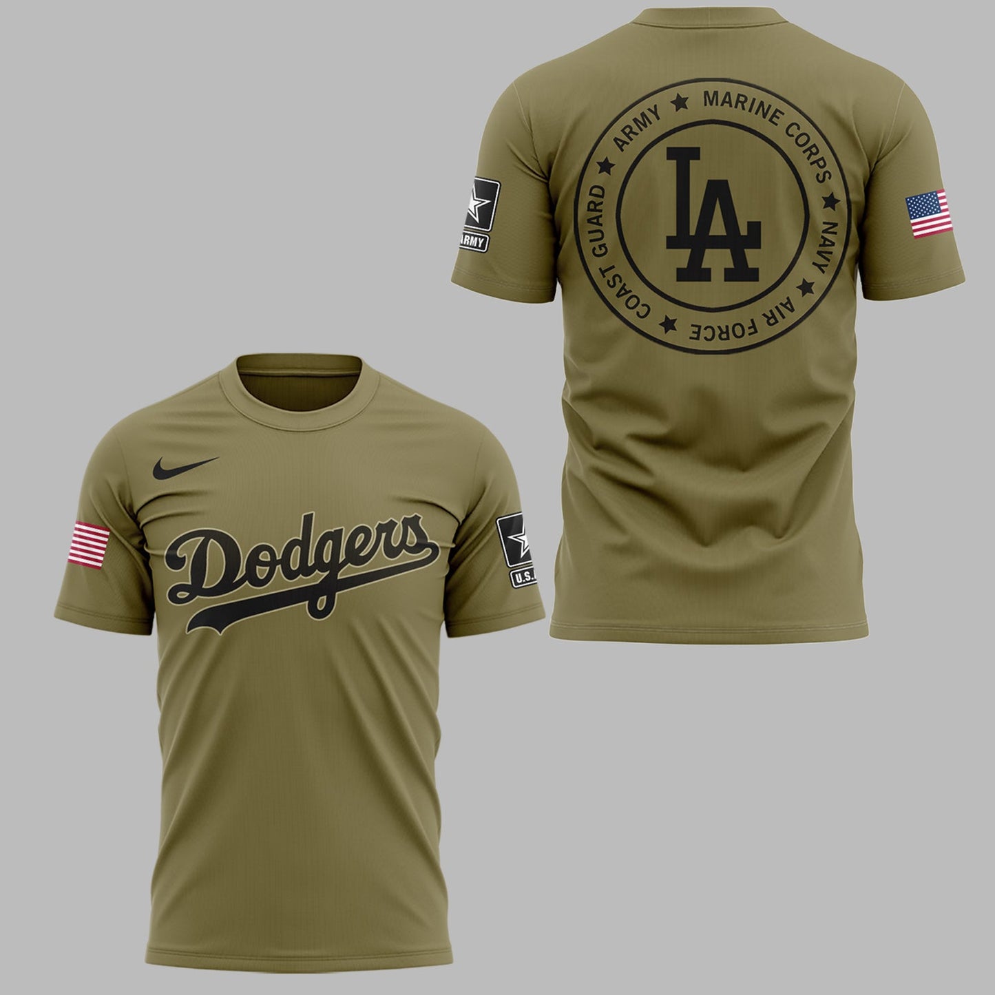 Limited Edition LA Dodgers x Military Appreciation Night 2025 T-Shirt