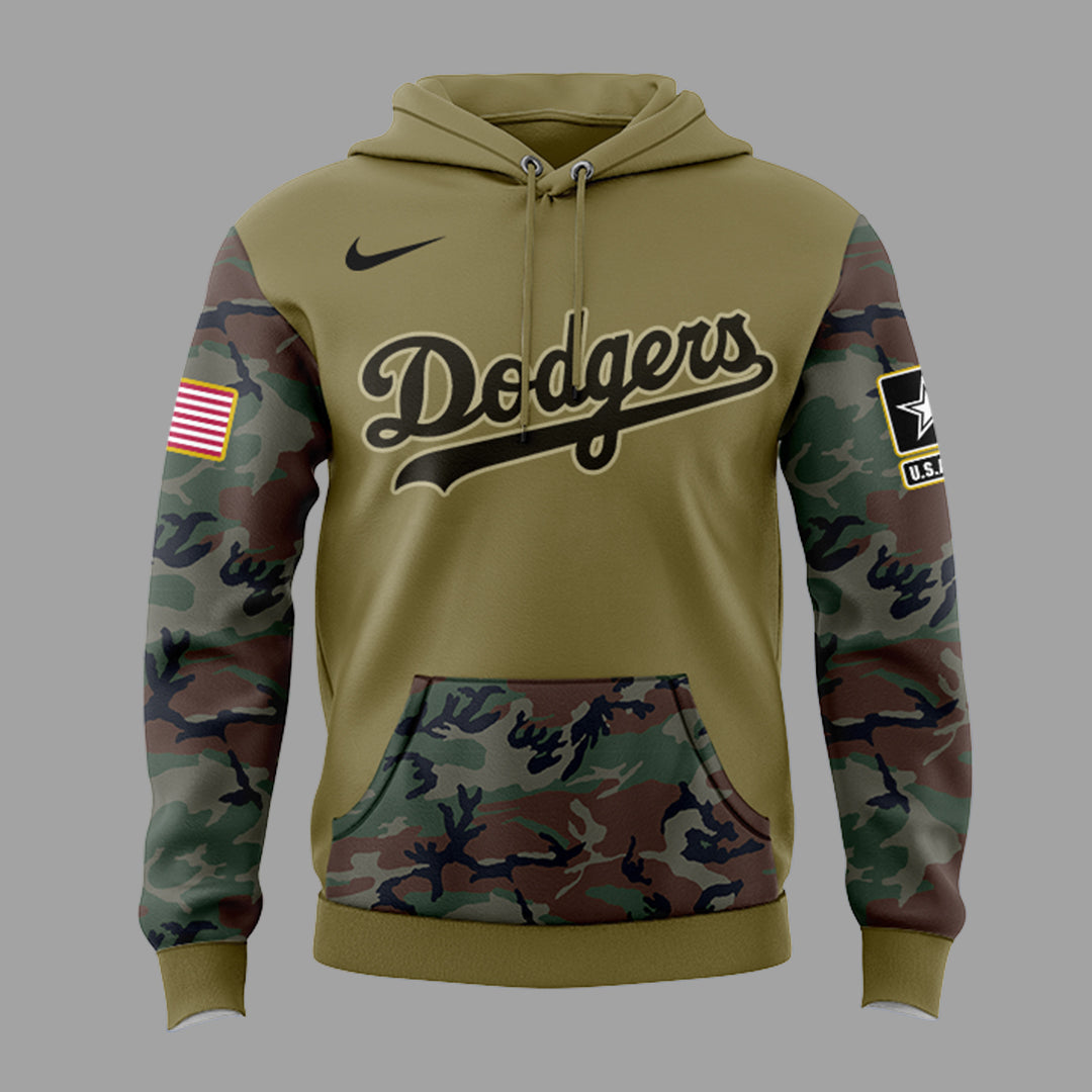 Limited Edition LA Dodgers x Military Appreciation Night 2025 Hoodie