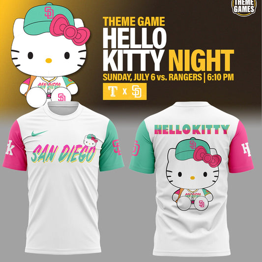 Limited Edition San Diego x Hello Kitty Night TShirt-ND04022558