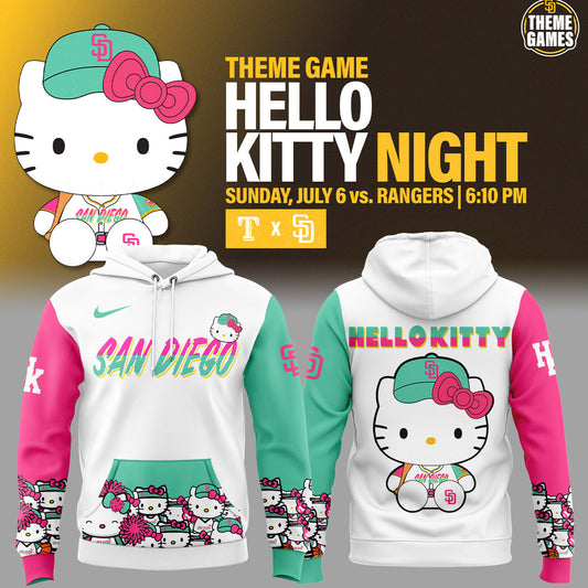 Limited Edition San Diego x Hello Kitty Night Hoodie-ND04032502