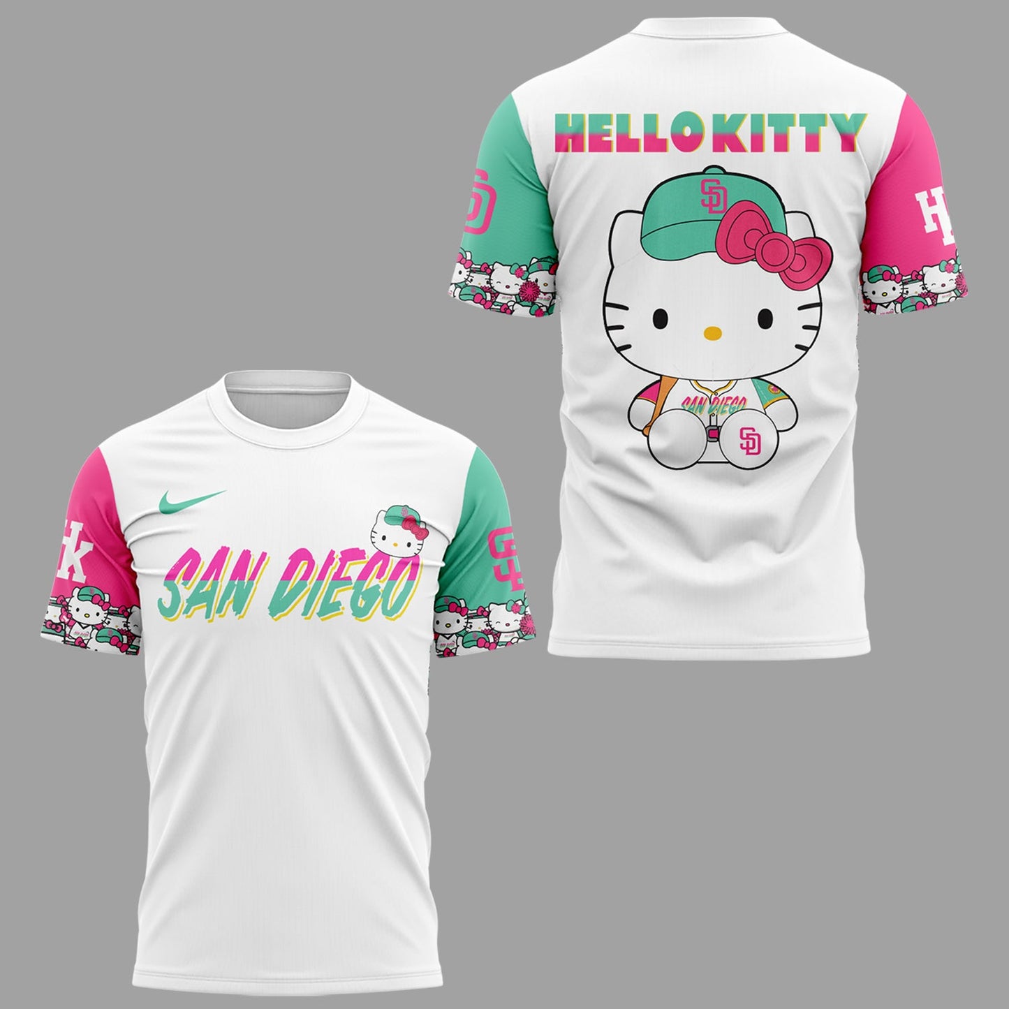 Limited Edition San Diego x Hello Kitty Night TShirt-