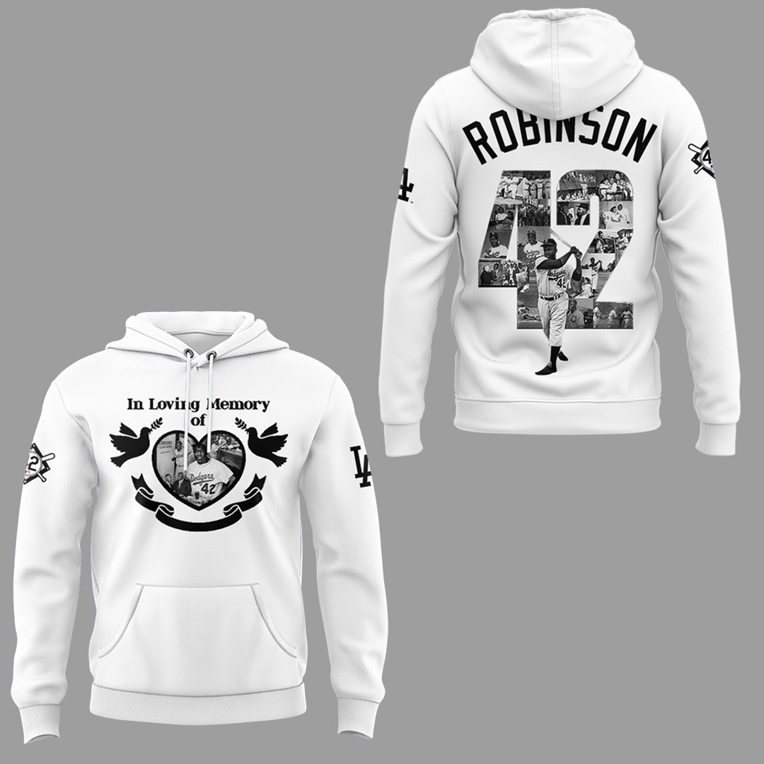 Limited Edition LA Dodgers x Jackie Robinson Day 2025 Hoodie
