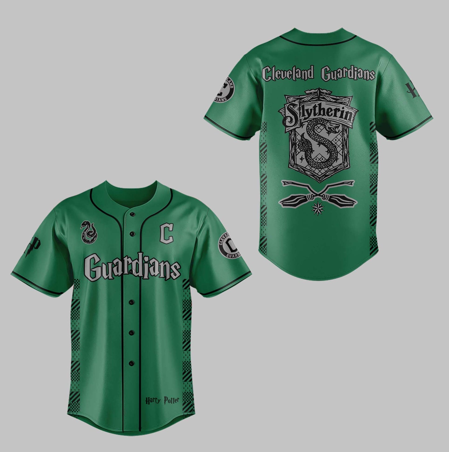 Cleveland x Harry Potter Night Slytherin House Jersey