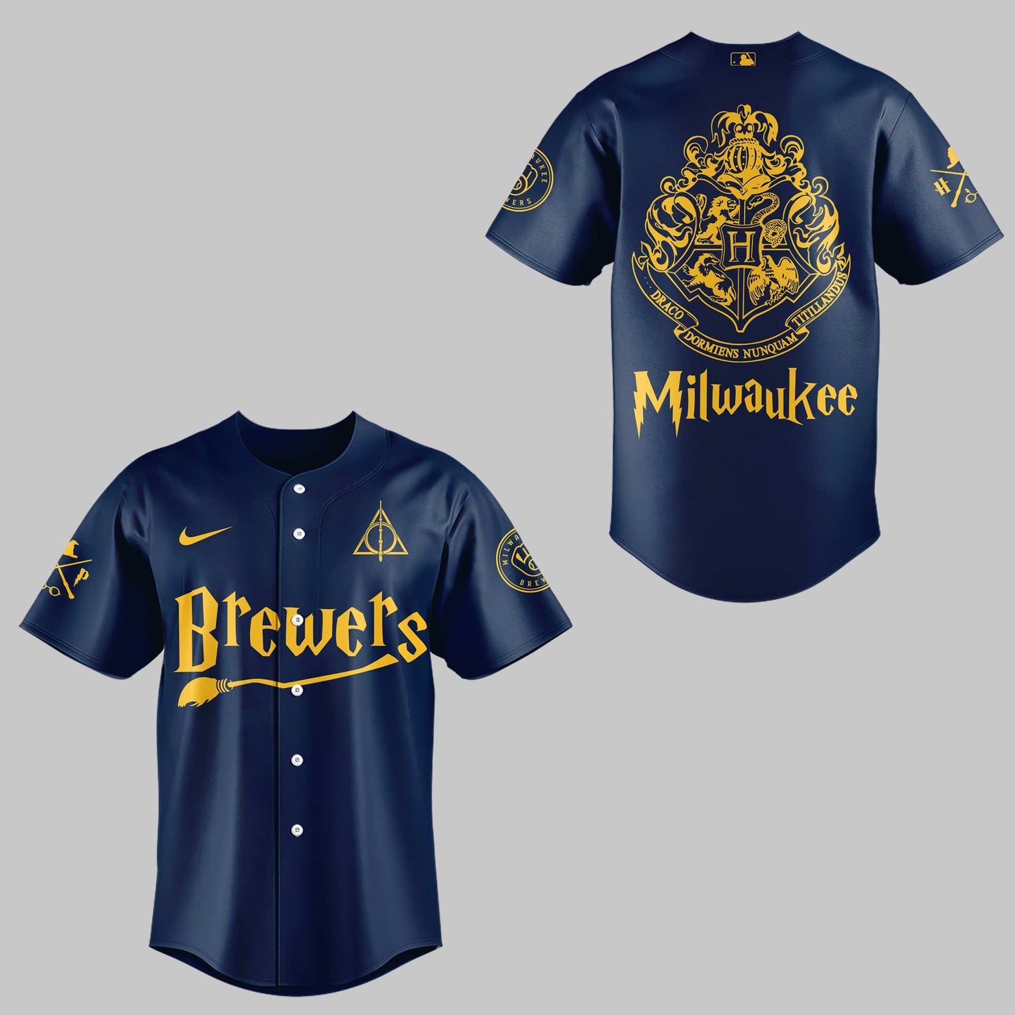 Exclusive 2025 Brewers x Harry Potter Night Jersey-ND07282565
