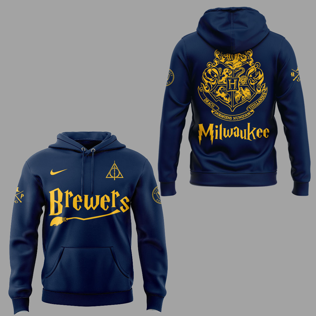 Exclusive 2025 Brewers x Harry Potter Night Hoodie-ND07282566