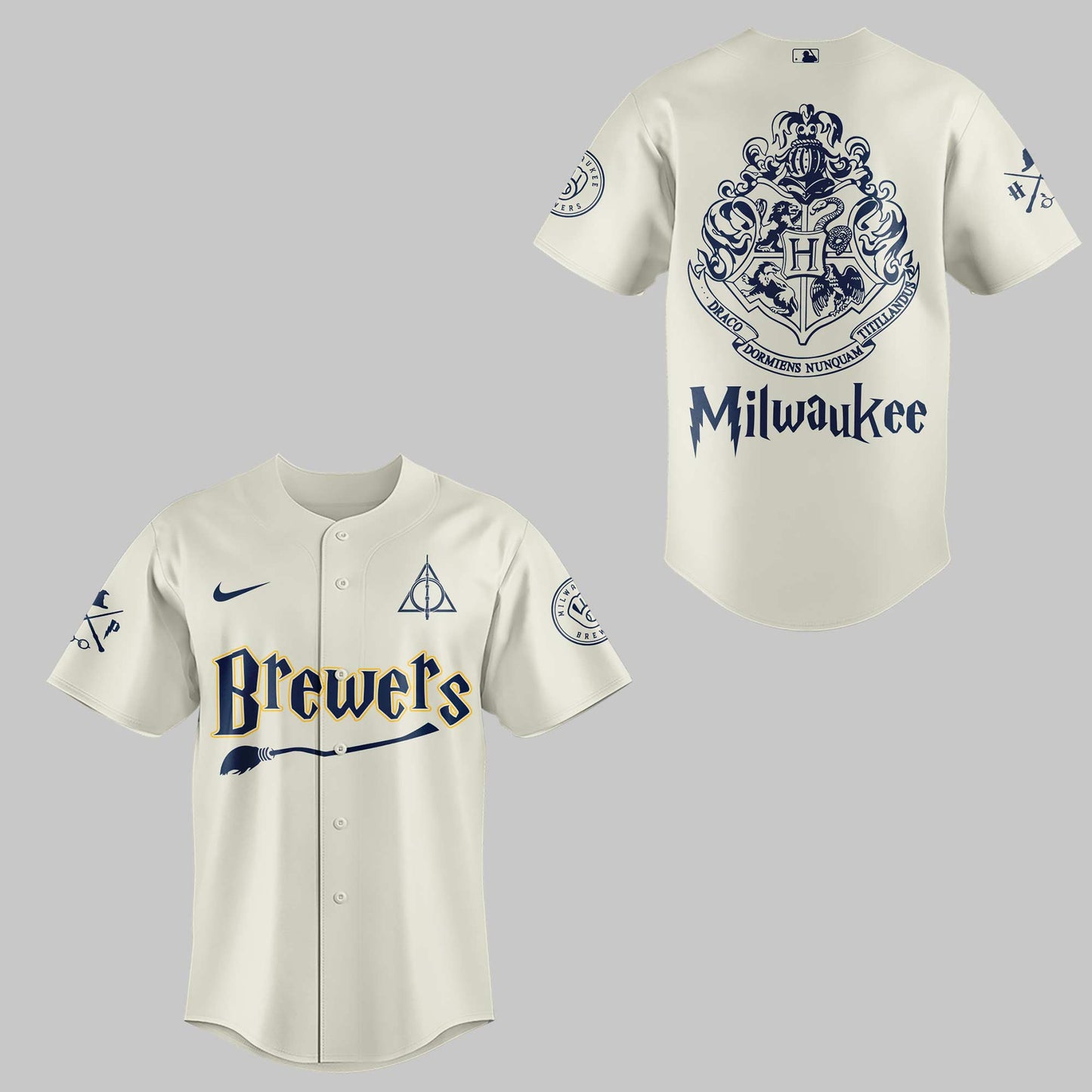 Exclusive 2025 Brewers x Harry Potter Night Jersey-ND07282571