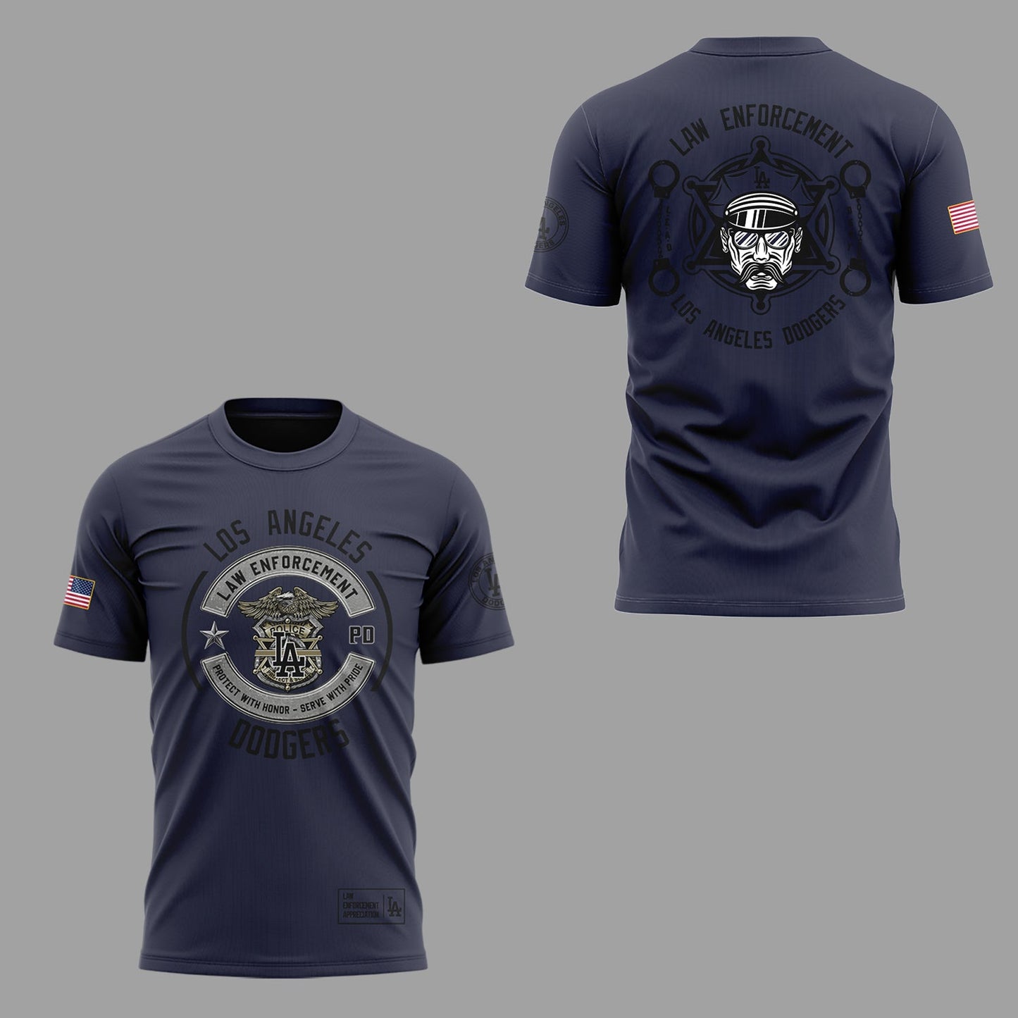 Limited Edition Dodgers x Law Enforcement Appreciation Day 2025 T-Shirt
