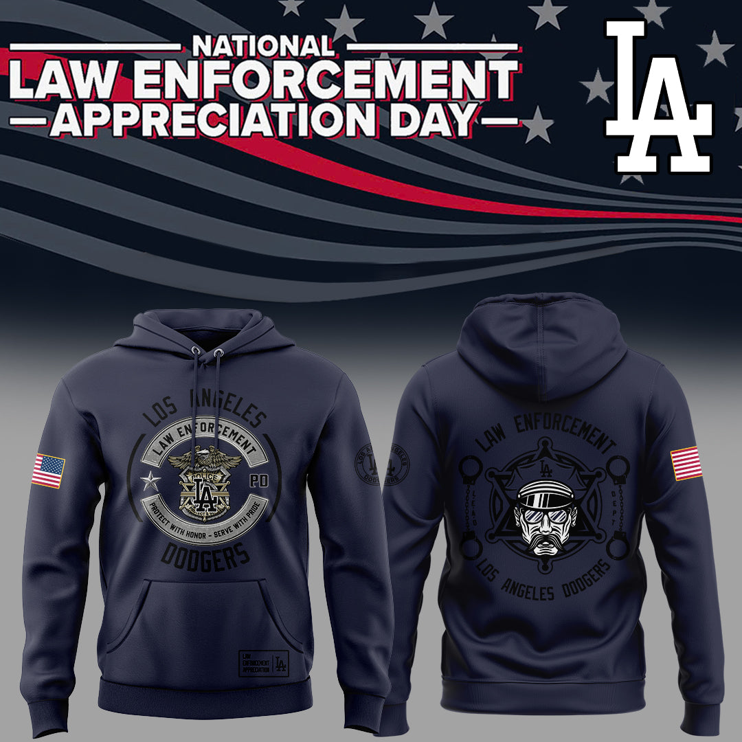 Limited Edition Dodgers x Law Enforcement Appreciation Day 2025 Hoodie