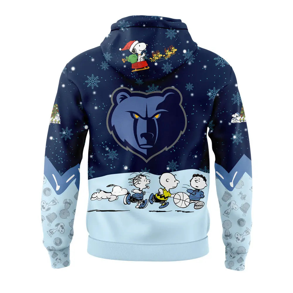 Memphis Grizzlies Peanuts & Snoopy Nike Hoodie Set | SB95
