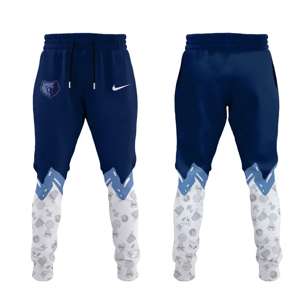 Memphis Grizzlies Peanuts & Snoopy Nike Hoodie Set | SB95