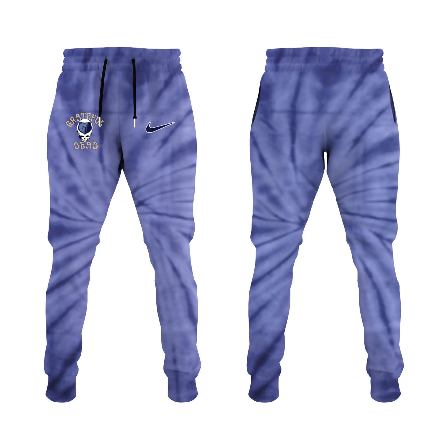 Limited Edition Nike Memphis Grizzlies Grateful Dead Night Hoodie Set | HZ43