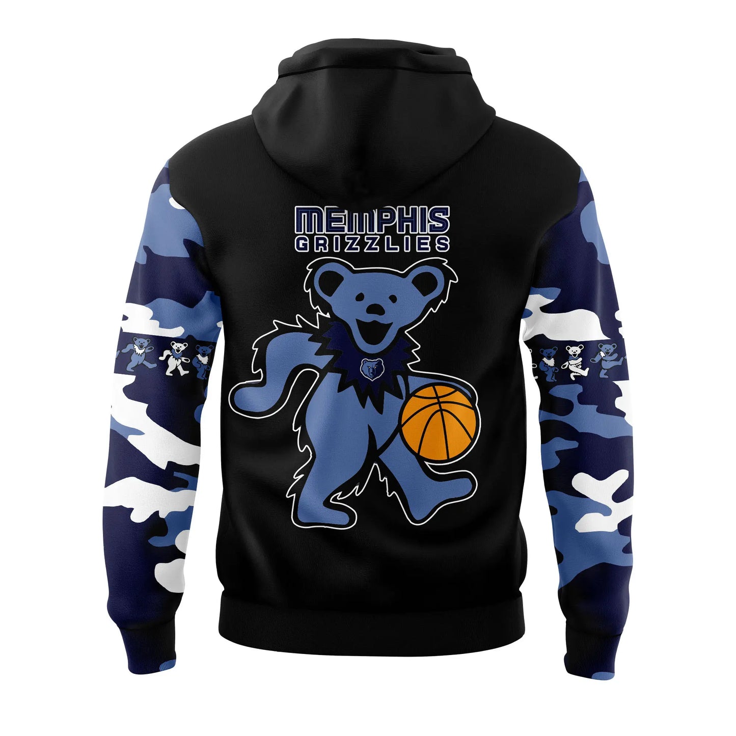 Limited Edition Nike Memphis Grizzlies Grateful Dead Night Hoodie Set | PT82
