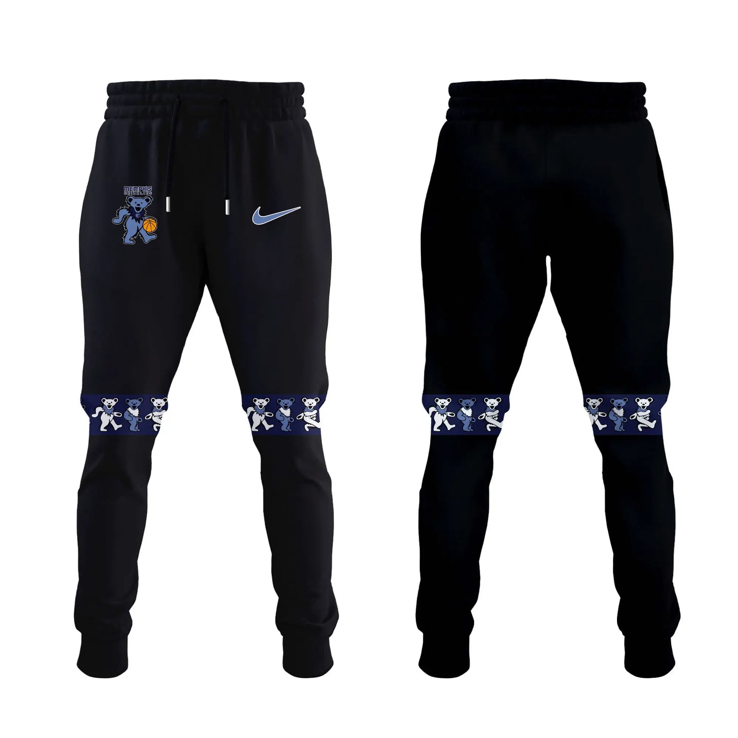 Limited Edition Nike Memphis Grizzlies Grateful Dead Night Hoodie Set | PT82