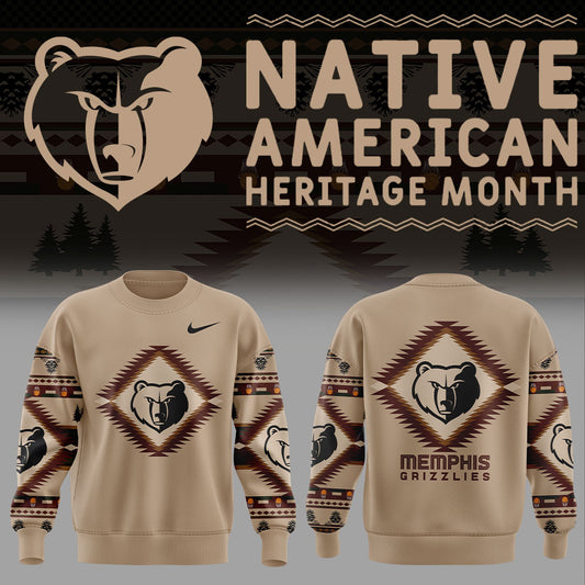 Memphis Grizzlies Native American Heritage Nike Sweatshirt+NT21122428ID10DS11 | PV56