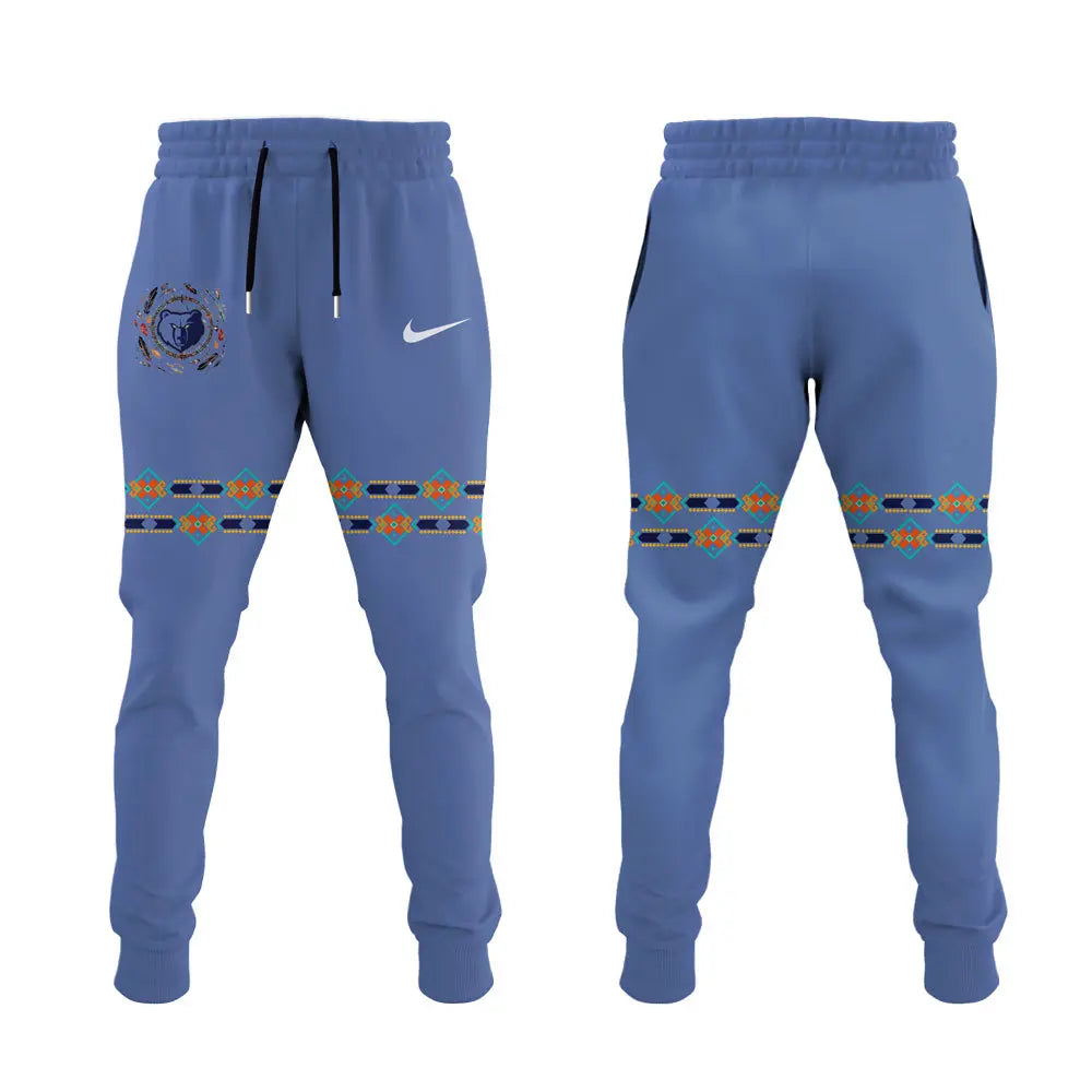 Limited Edition Nike Memphis Grizzlies Native American Heritage Month Hoodie Set | DT77