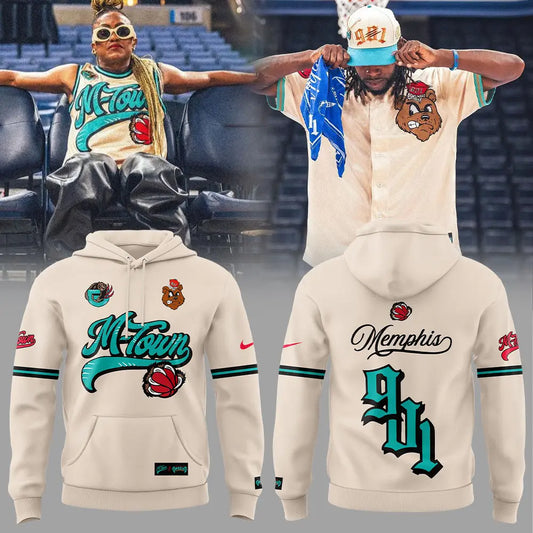 Limited Edition Nike Memphis Grizzlies 𝘾𝙞𝙩𝙮 𝘾𝙤𝙡𝙡𝙚𝙘𝙩𝙞𝙤𝙣 Hoodie Set | MO19