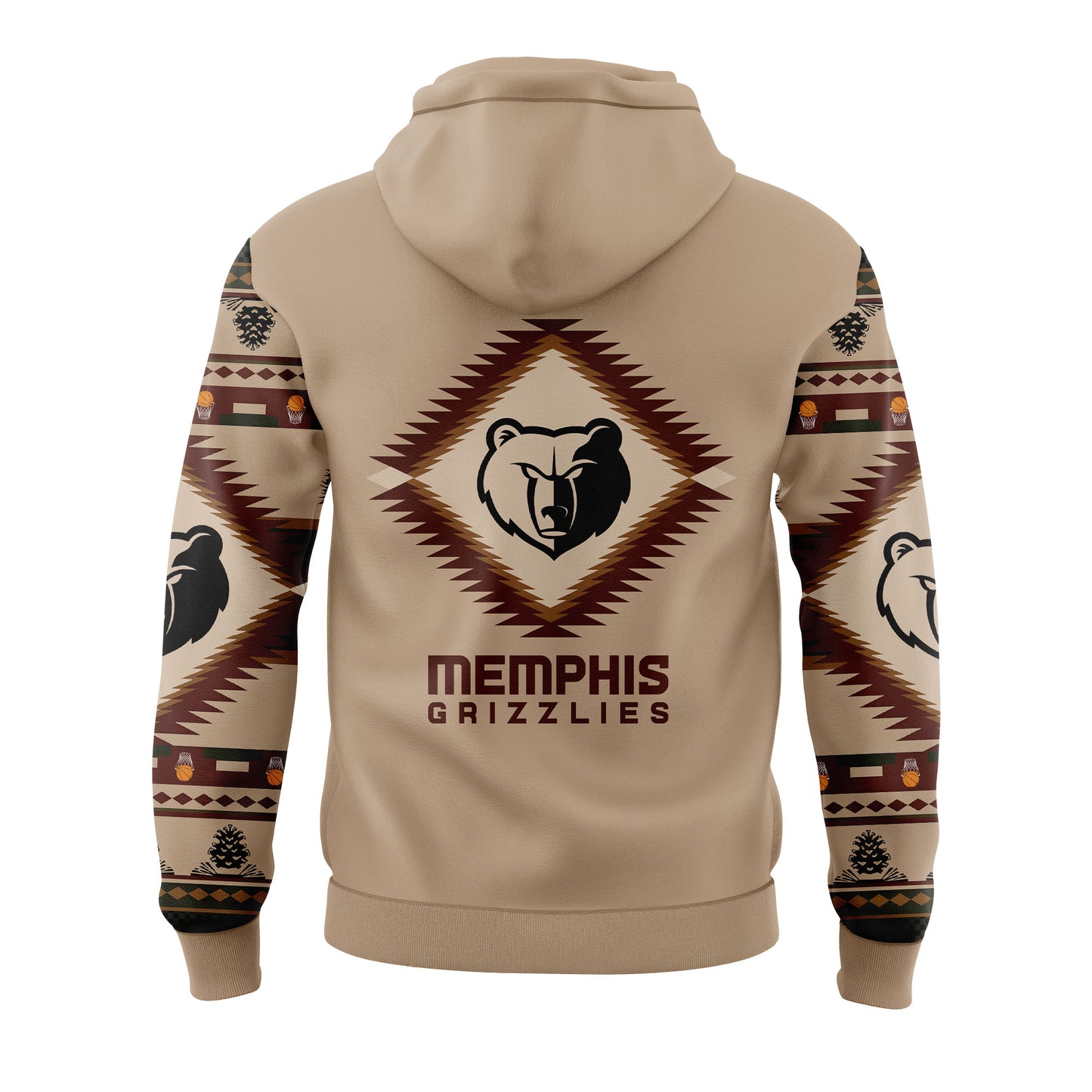 Memphis Grizzlies Native American Heritage Nike Hoodie Set V2 | CL79