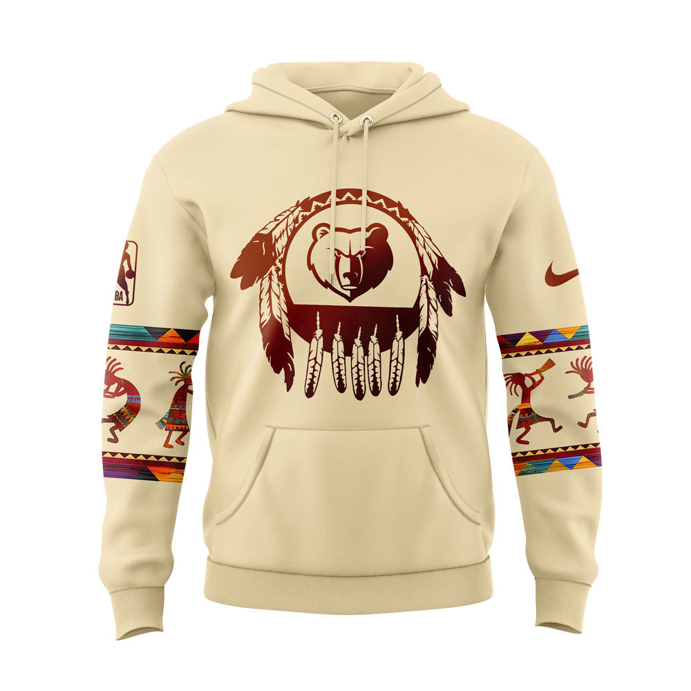 Memphis Grizzlies Native American Heritage Nike Hoodie Set V3 | RD31
